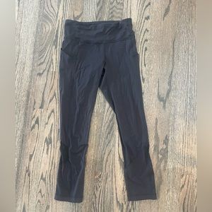 Black Lululemon Leggings Cropped